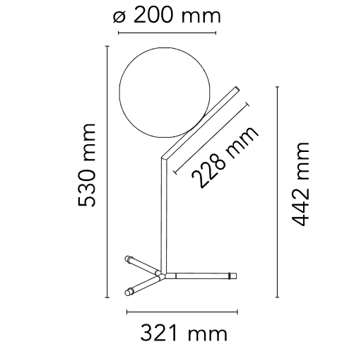 Fashion IC High Table Light