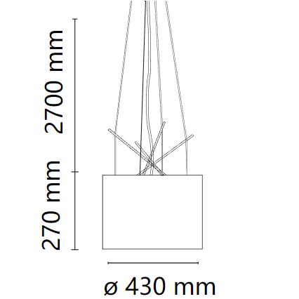 Подвесной светильник Classic Ray Suspension